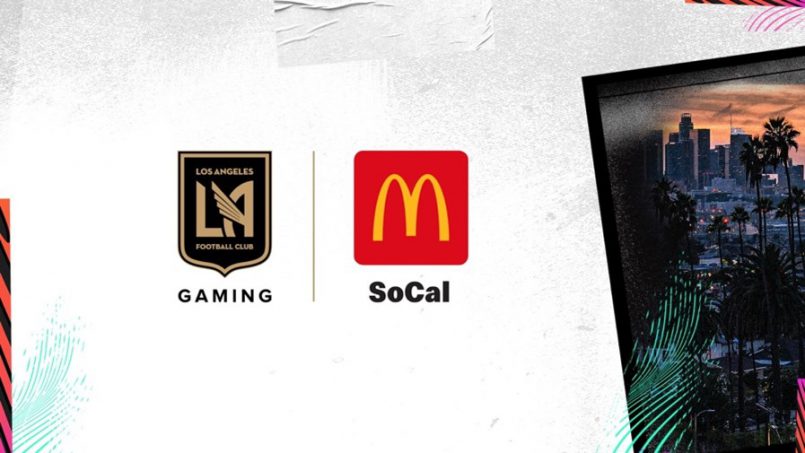 LAFC Gaming signs advertising organization with McDonald’s SoCal