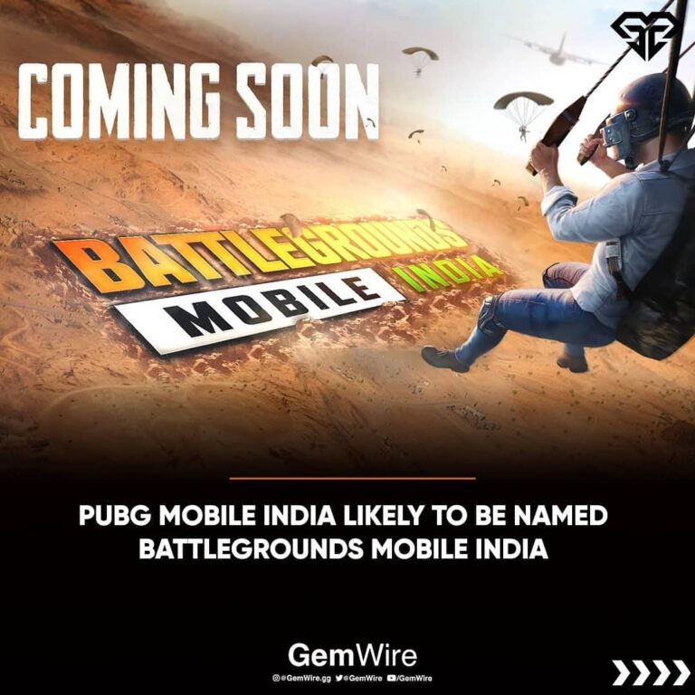 PUBG Mobile India Will Now Be Battleground Mobile India! Name Change To Be Expected Later of Launch | Esports | PUBGM | News