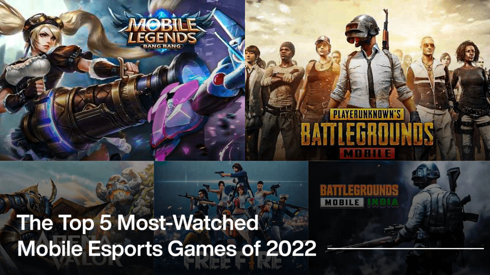 The Top 5 Most-Watched Mobile Esports Games in 2022