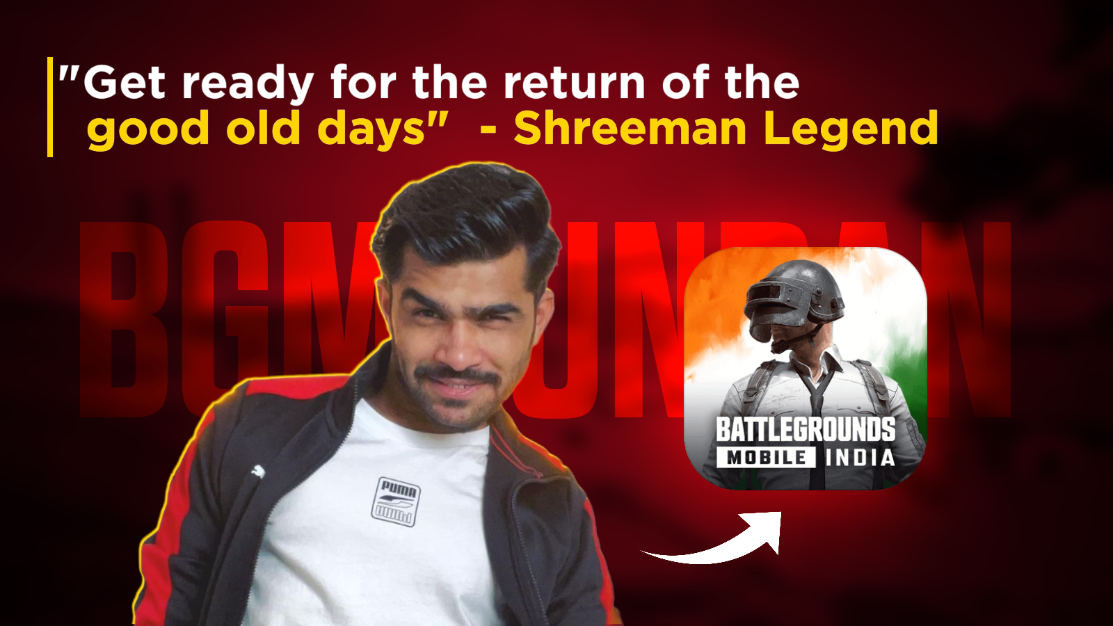 Shreeman Legend Hints at the Spectacular Return of BGMI: Brace Yourself for the Ultimate Battle!