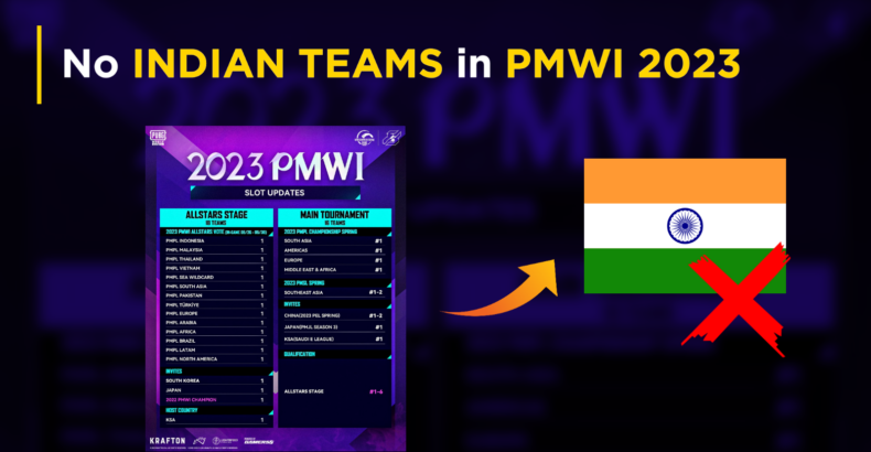 PUBG Mobile World Invitational 2023 to not feature any Indian teams