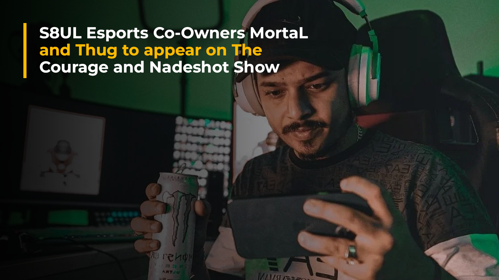 S8UL Esports Co-Owners MortaL and Thug Visit 100 Thieves Compound for The Courage and Nadeshot Show