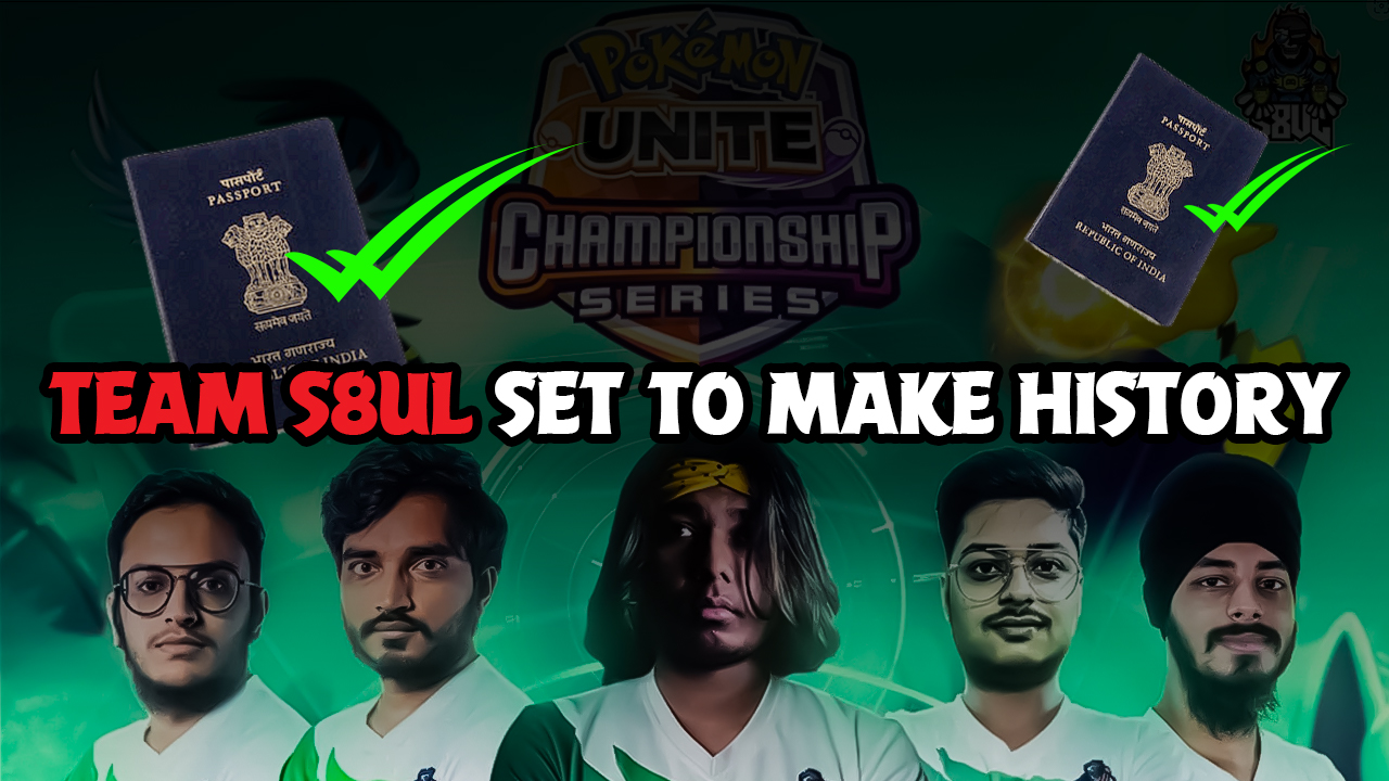 Team S8UL Receives Visas & Shall Represent India at the Pokemon Unite World Championship 2023: A Proud Movement