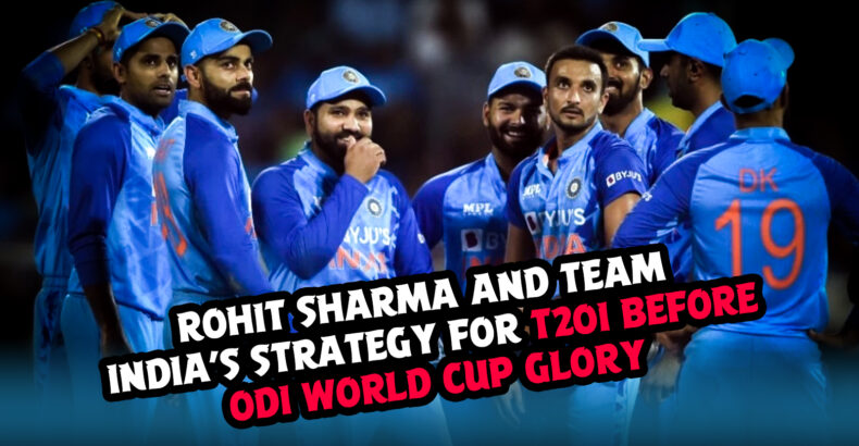 Rohit Sharma Unveils T20I Strategy: Elevating Workload for ODI World Cup Glory