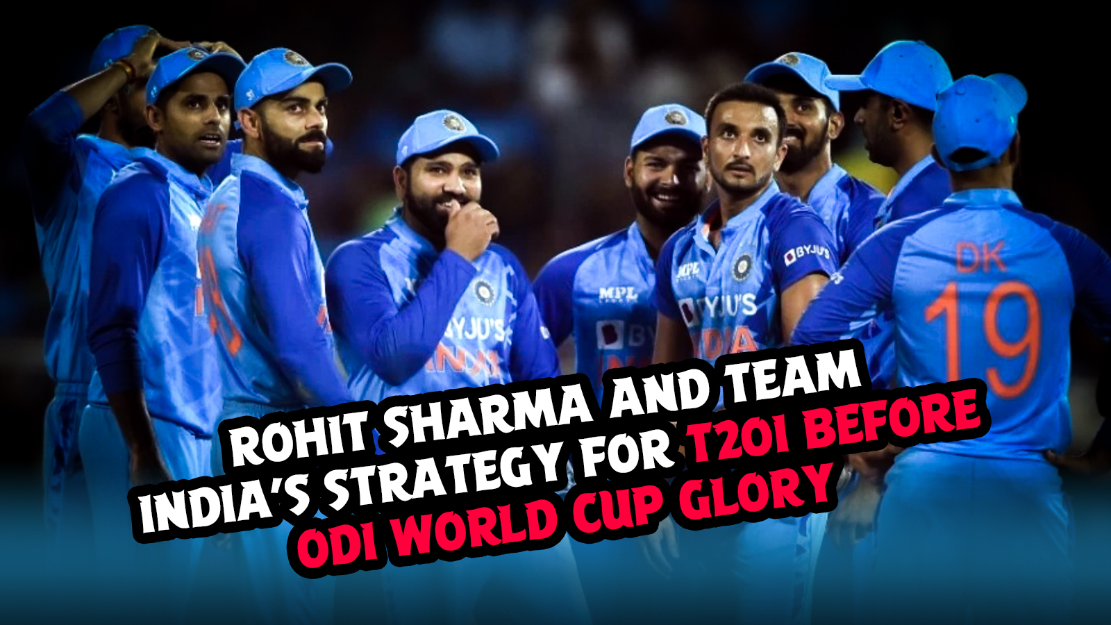 Rohit Sharma Unveils T20I Strategy: Elevating Workload for ODI World Cup Glory