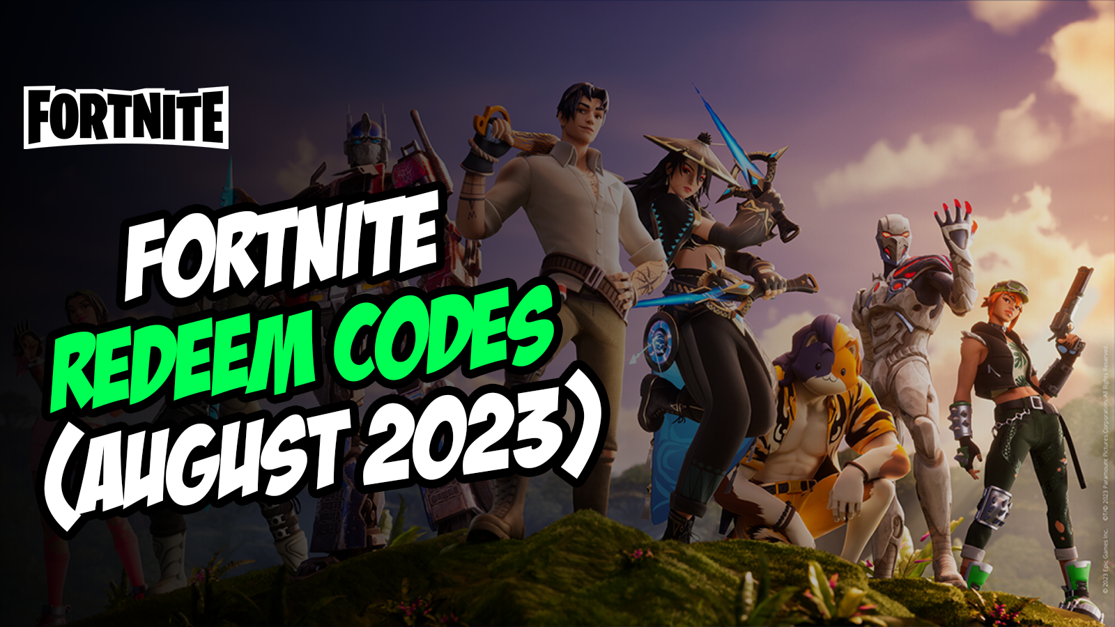 Fortnite Redeem Codes (August 2023): Free Emotes, Skins, Sprays, Banners, More