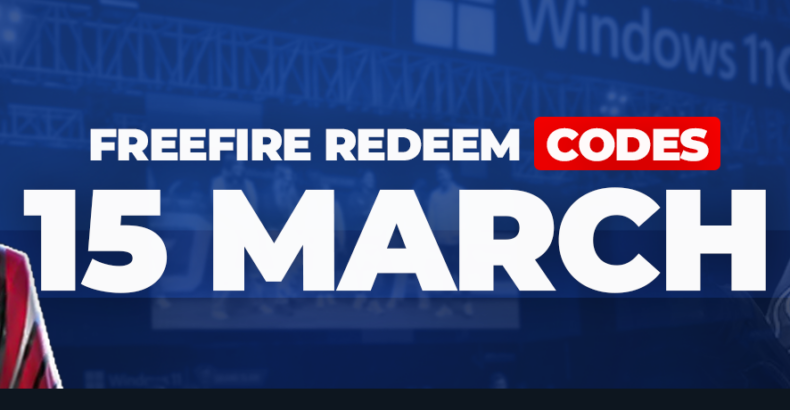 Get exclusive Free Fire Redeem Codes for 15 March 2024 Now!!!