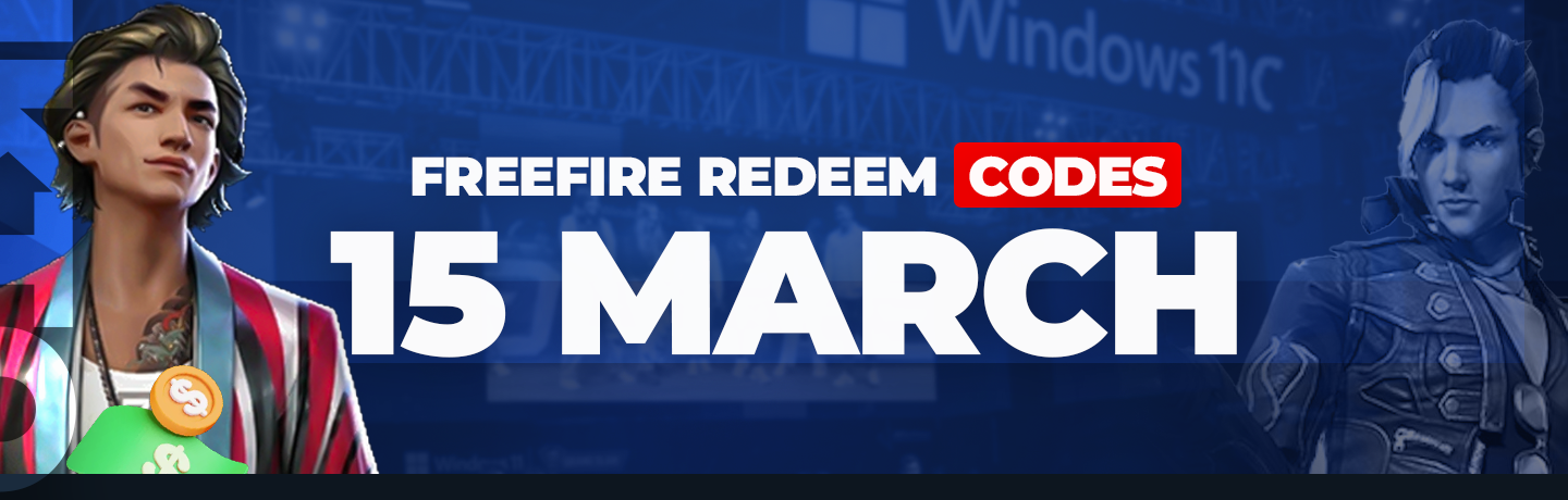 Get exclusive Free Fire Redeem Codes for 15 March 2024 Now!!!